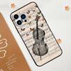 Чехол для телефона с нотами для iPhone 17 Pro Max 14 13 12 11 15 16 Pro Max mini 16 Plus 16e 17 Air Funda