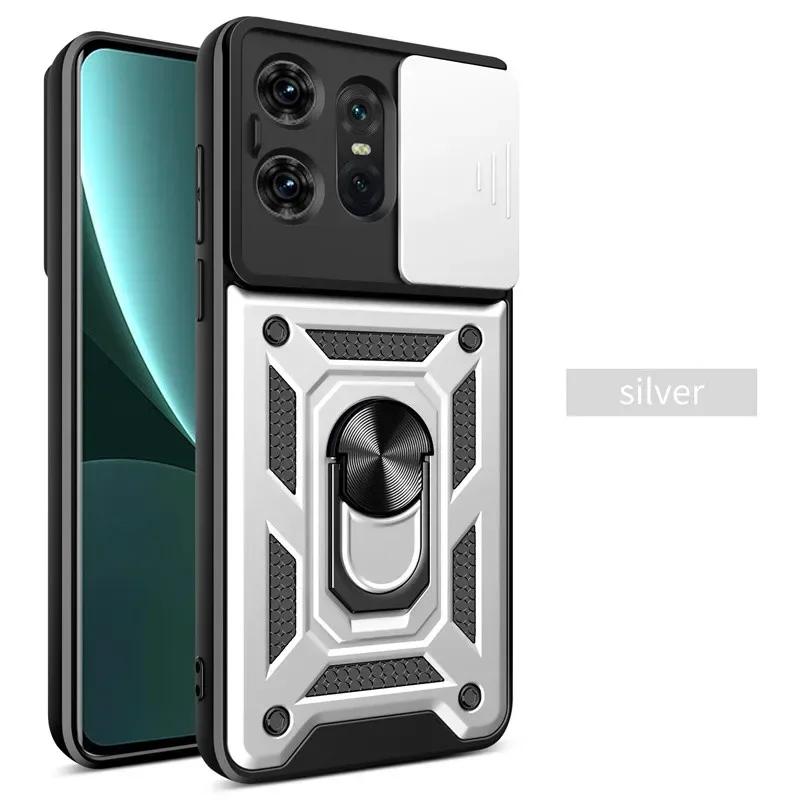 Ударопрочный бронированный чехол для Motorola Edge 50 40 NEO 30 Pro Ultra Fusion G04 G34 G84 G54 G42 С держателем-кольцом Защитная крышка для камеры