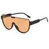 Vintage Semi-round Sunglasses Women Fashion Monoblock Outdoor Goggle Shades Ins Trending 2026 New Design UV400 Eyewear 86395