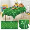 St. Patrick's Day Decorations, Suitable For Decorating Green Dining Tables At St. Patrick's Day Parties With Disposable Tablecloths