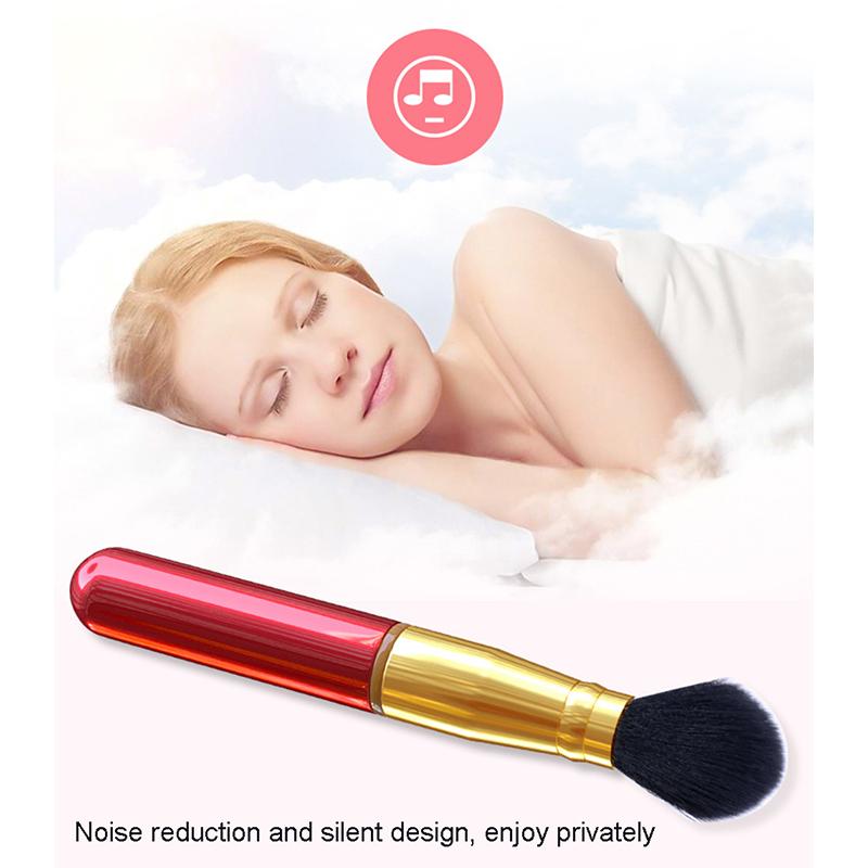 Camouflage Foundation Brush Vibrator Sex Toy Clitoris Vagina Vibrator House Head Massager G-Spot Massager Brush