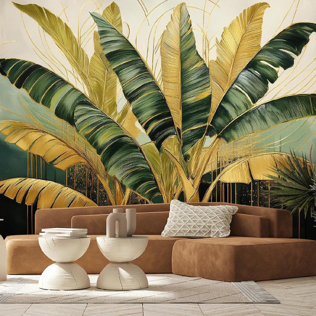 Wallpaper Banana leaves Botanical