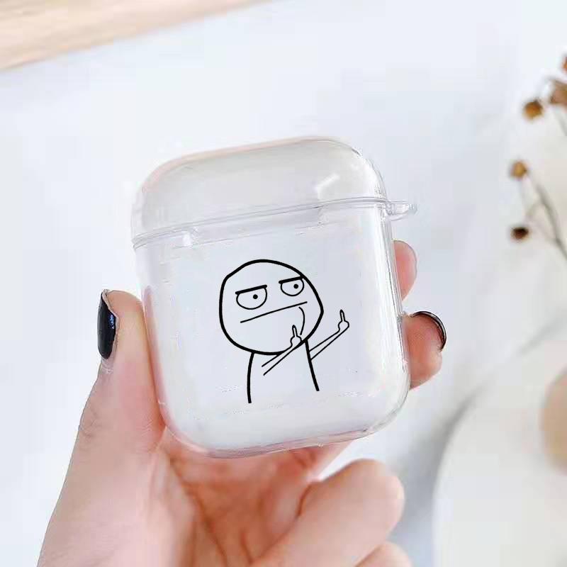 Забавный мужской чехол для Airpods Pro 2, милый креативный защитный чехол с рисунком из мультфильма, коробка для Airpods 1 2 3 Pro Air Pod, чехол Funda