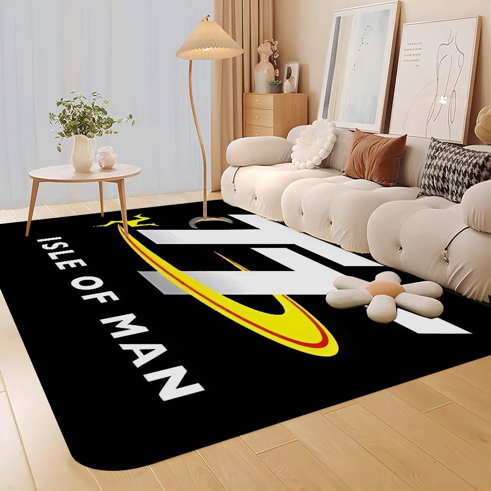 Motorcycle I-Isle Of Man TT Entrance Door Mat Nordic Style Home Doormat Bathroom-Toilet Mats Bedroom Hotel Decor Mat