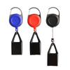 Silicone Sticker Lighter Leash Safe Stash Clip Retractable Keychain Holder Cover