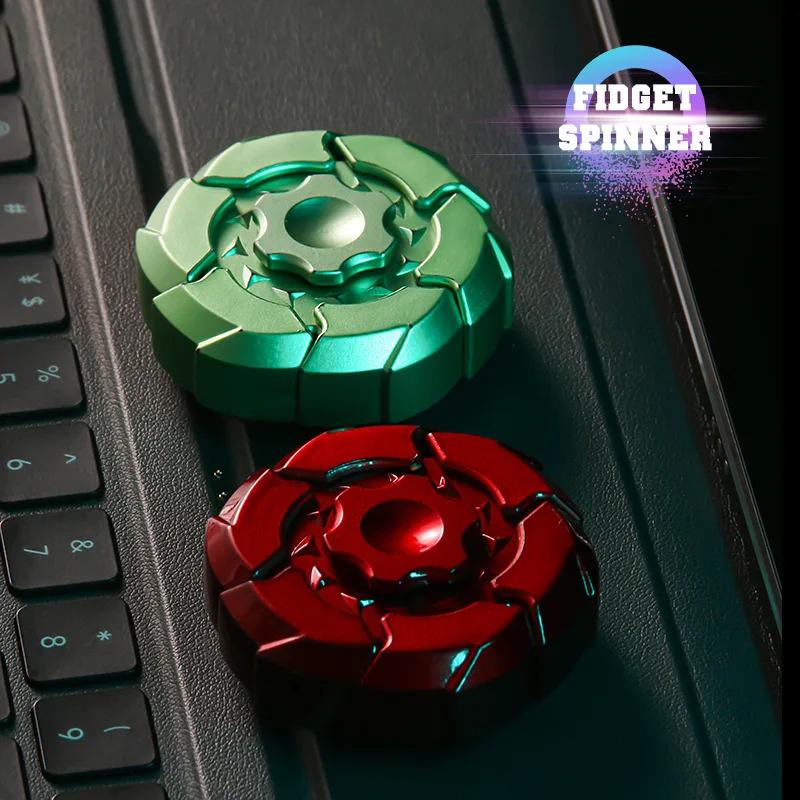 Бесшумный вращающийся гироскоп, магнитный гироскоп, вращающийся на 360°, с жидкостными подшипниками, сенсорная игрушка-спиннер для снятия стресса для взрослых