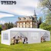 10'x30' Outdoor Canopy Party Wedding Tent Garden Gazebo Pavilion Cater Events -8 Removable Sidewalls
