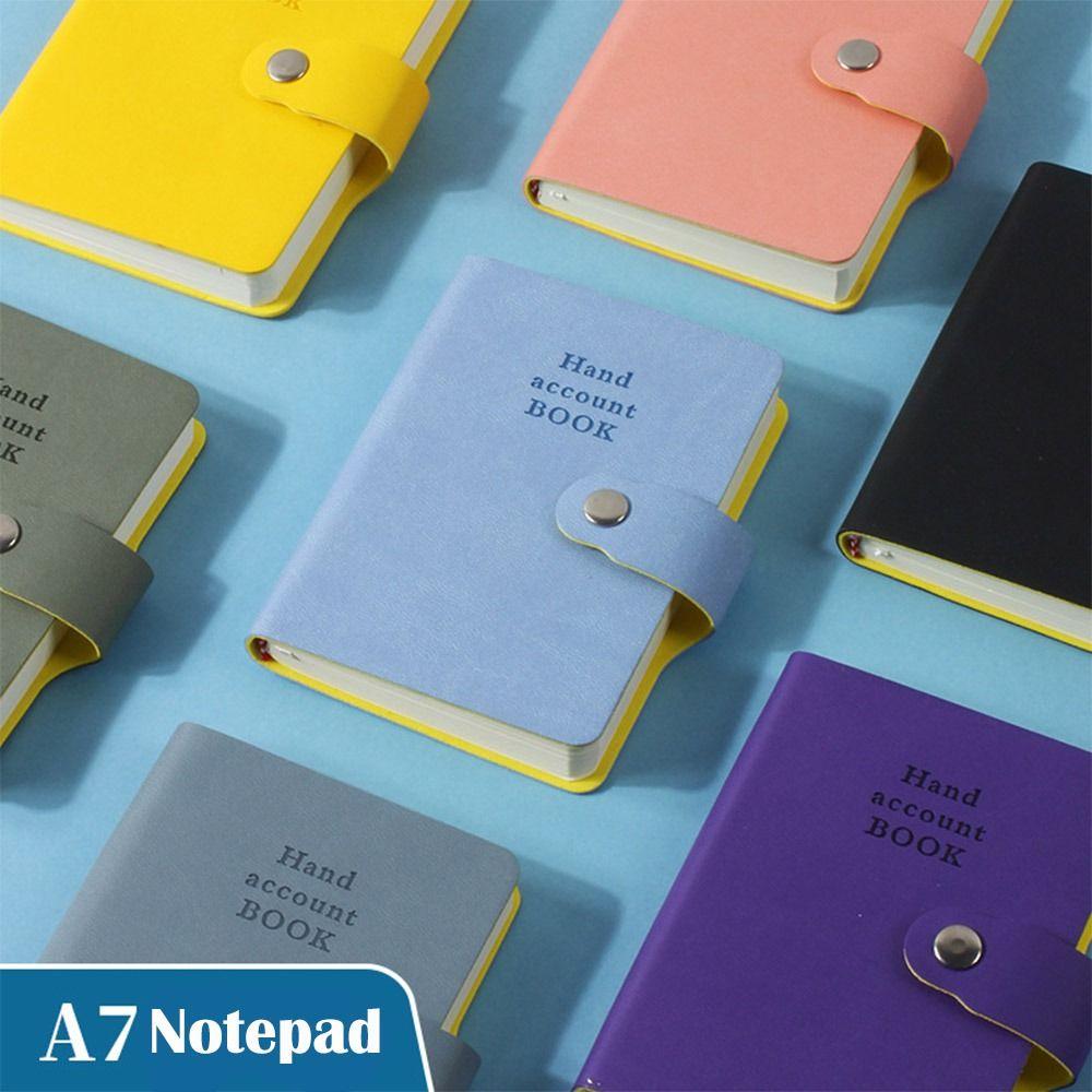 Notes Student Stationery Diary Notebook Pocket Memo Notepad Mini A6 A7 Notebook Business Notepad