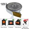 High Temperature Stove Seal Strip 10/12/15MMx2M Fiberglass Fireplace Door Sealing Self-adhesive Wood Tape Replacement Flat Gasket Rope