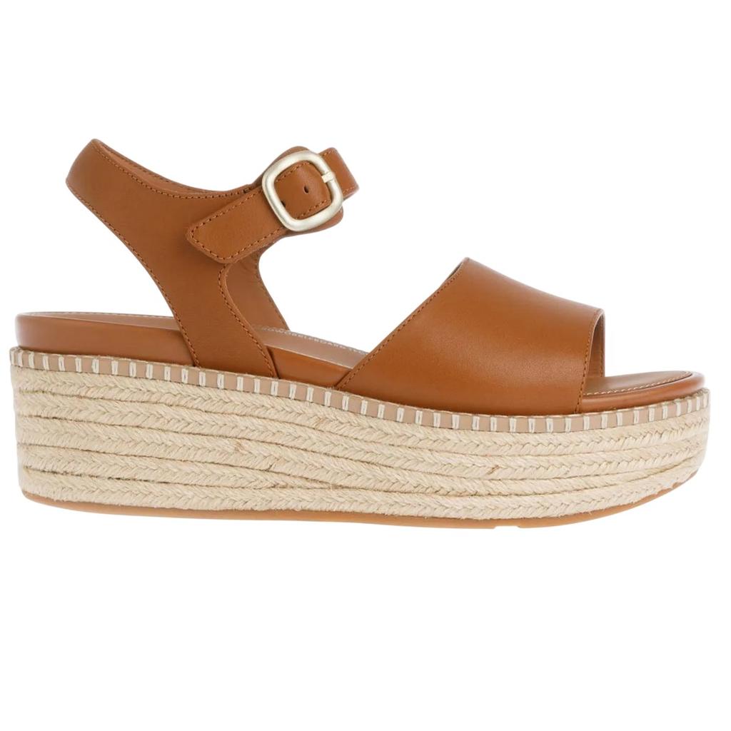 FitFlop Womens/Ladies Eloise Leather Backstrap Wedge Espadrilles