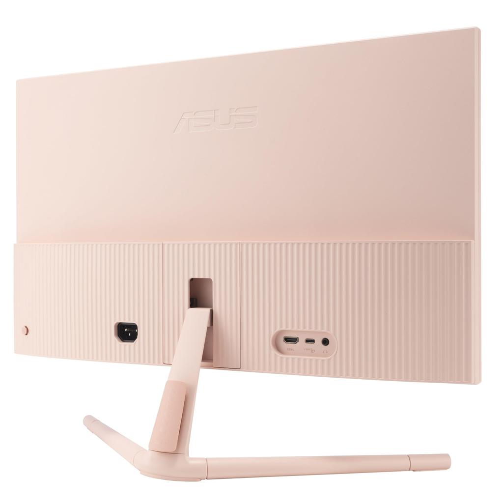 Asus Monitor Eye Care Rose Clay Pink 27 Inches Full HD X IPS 100Hz USB Charging Blue Light Reduction Height Adjustment VESA Compatible VU279CFE-P / /