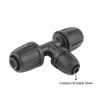 2~10Pcs 16mm PE Tube Locked Connector Garden Irrigation Straight Elbow Tee Agricultural Irrigation Quick Connector Repair Joints