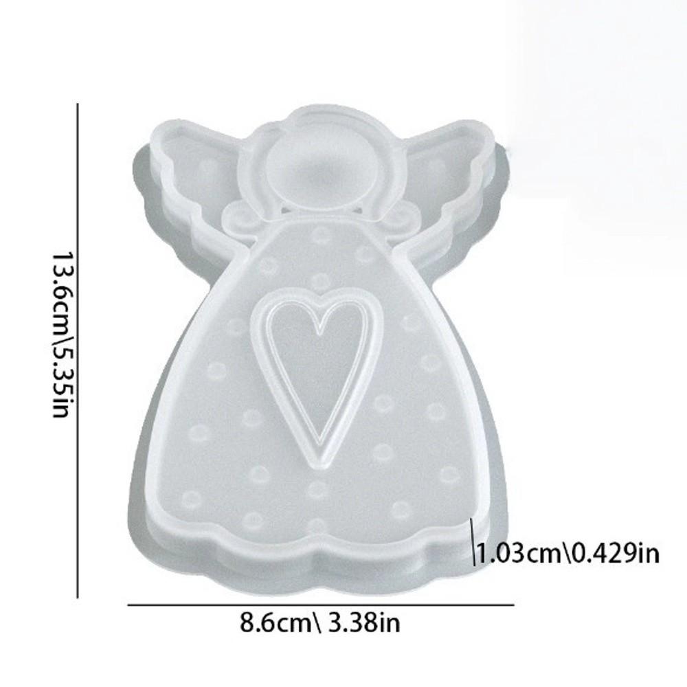 DIY Hanging Ornament Resin Pendant Mold Faceless Angel Plaster Mold Concrete Mould Craft Supplies