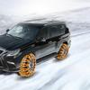 Универсальные цепи противоскольжения для легковых автомобилей, внедорожников, грузовиков, самозатягивающиеся цепи противоскольжения, зимнее сцепление для льда, снега, бездорожья, простая установка