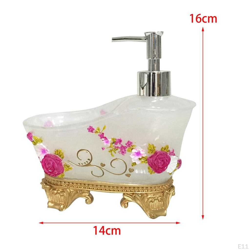 Дозатор для жидкого мыла, контейнер для мытья рук, смола, 1 шт., лосьон с помпой, шампунь