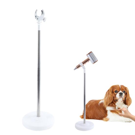 Подставка для сушки питомцев Регулируемый держатель для фена для собак Напольное или настольное крепление Держатель для фена без рук Вращающаяся стойка для груминга для собак и кошек