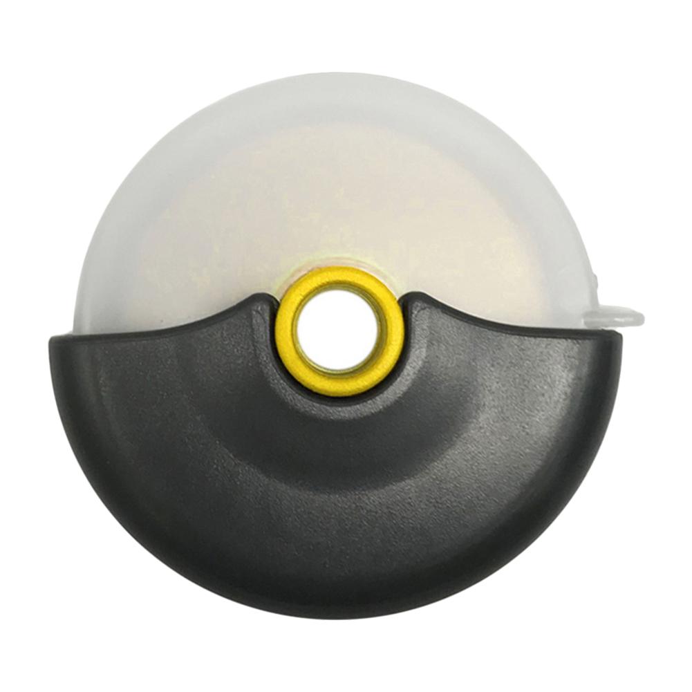 Stainless Steel Dough Pizza Slicer Cutter with Lid Roulette Roller Pizza Knife Non-slip Handle Washable for Kitchen Baking Tools