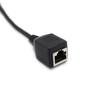 Plug and Play Male/Female To Female Ethernet Port Network Cable Adapter VGA To RJ45 VGA Extender