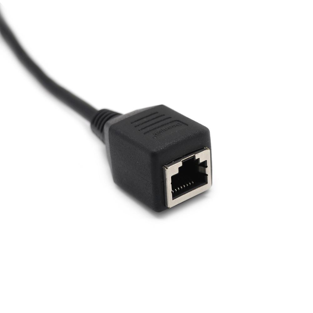 Plug and Play Male/Female To Female Ethernet Port Network Cable Adapter VGA To RJ45 VGA Extender