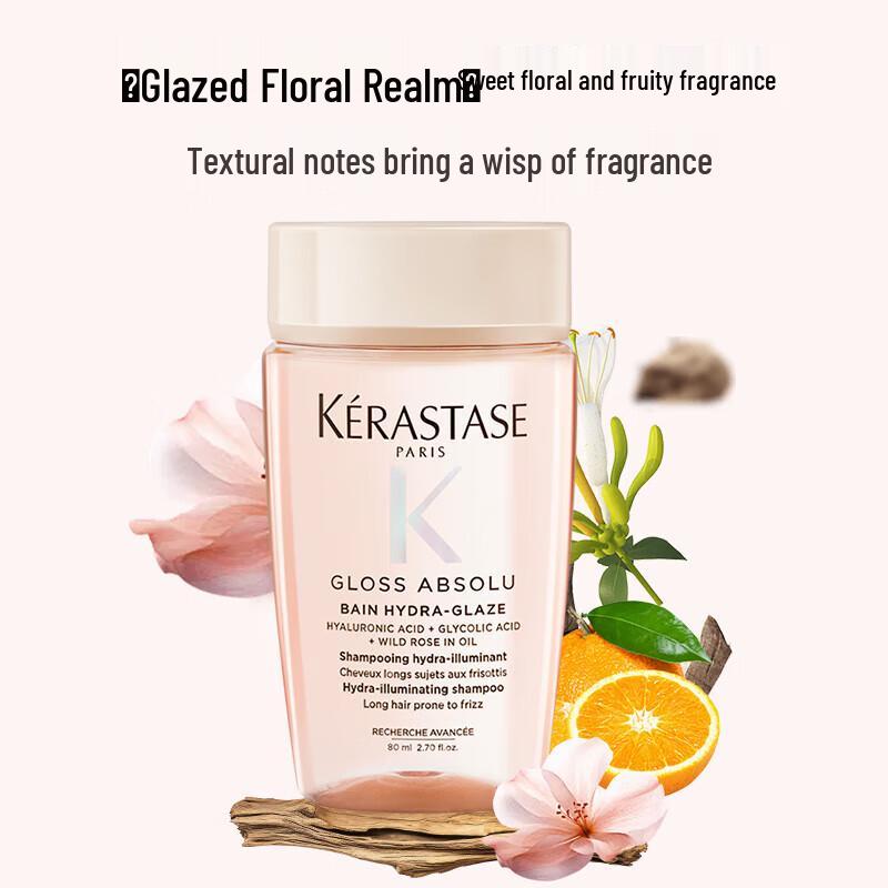 Kérastase Glazed Rose Radiant Shampoo & Arowana Canola Oil Bundle
