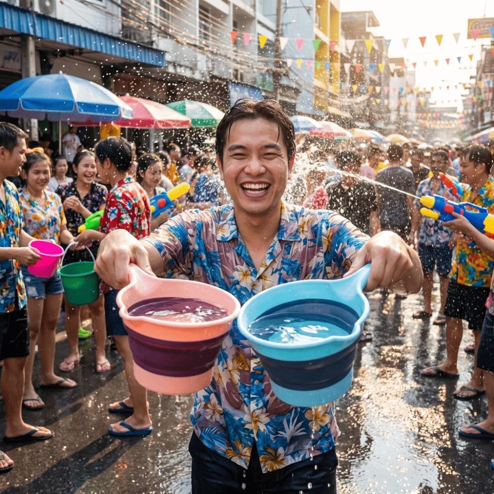 Подвесная складная черпалка для воды с длинной ручкой Кухонный черпак для воды Складная черпалка для ванны Бытовая