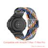 Watch Bands 22mm Width Replacement Watch Straps Nylon Strap Compatible with Huami Amazfit T-Rex