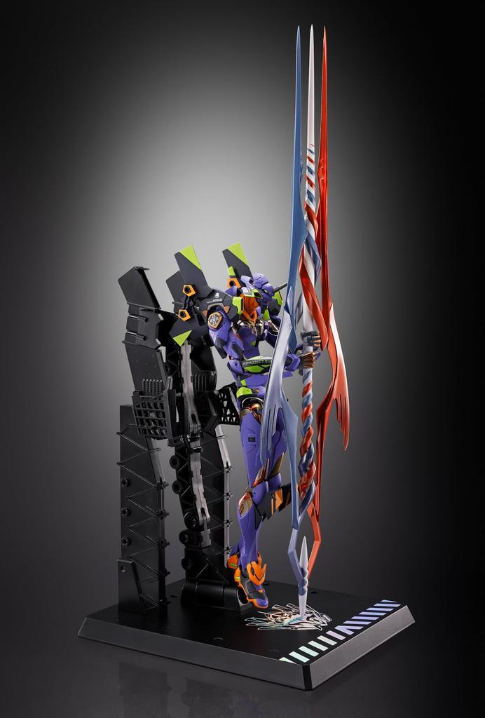 TAMASHII NATIONS METAL BUILD Серия Evangelion Евангелион Единица-01 30-я с копьем Гая, примерно 220 мм, окрашенный ABS и ПВХ и литой металл