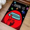 Коврик для пола с принтом Among Us - Мягкий, Моющийся, Нескользящий, Для помещений, Под офисные стулья, Гостиной, Домашнего офиса, Декоративный ковер