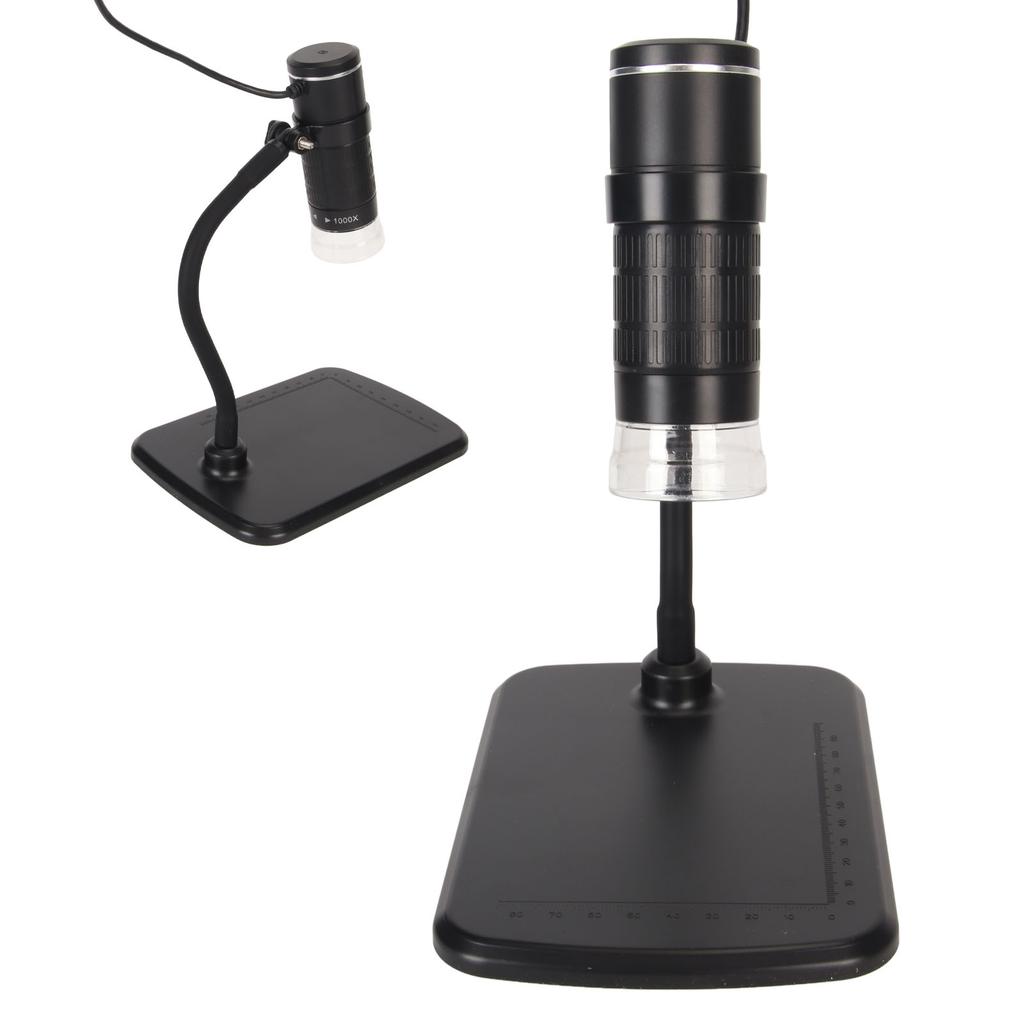 3 in 1 USB Digital Microscope with Stand 50 to 1000X 640x480 Handheld USB HD Inspection Camera for Android for Windows