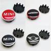 AWROY1 4PCS-56mm for BMW MINI works S One Countryman F54 F55 F56 F57 F60 Car emblem Wheel Center Hub Cap wheel Badge covers