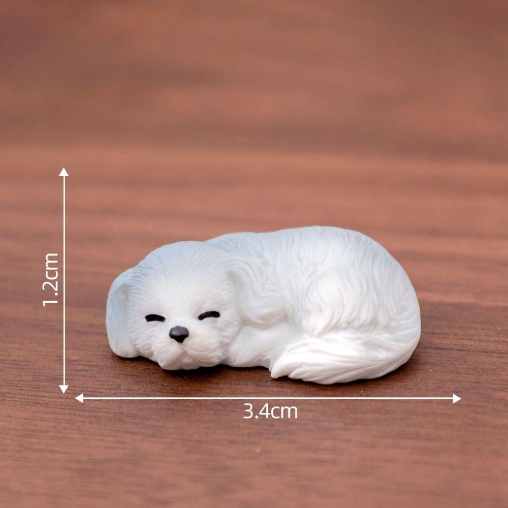 DIY Crafts мультяшная статуя щенка милый микро ландшафтный дизайн новые мини фигурки животных