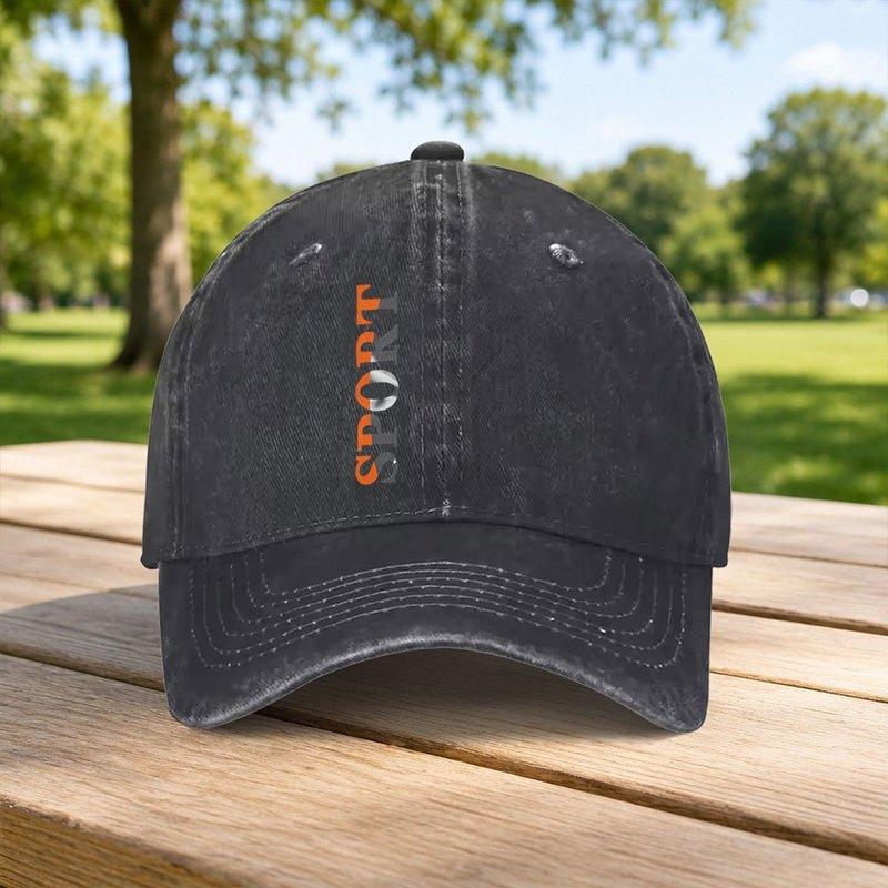 Classic Hunter Deer Head Baseball Cap Unisex Vintage Hook Loop Washed Cap for Unisex Women