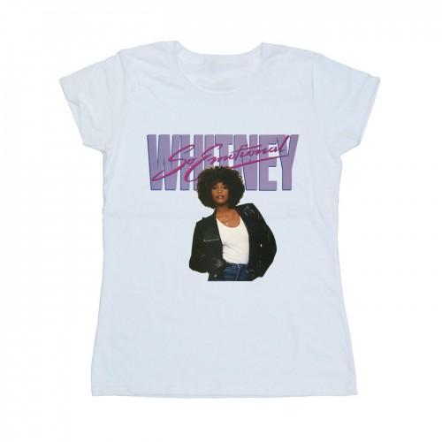 Whitney Houston Womens/Ladies So Emotional Album Cover Cotton T-Shirt