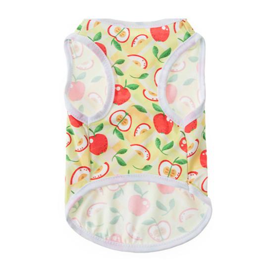 Pet Vest Puppy Shirt Breathable Soft Fabric Wear-Resistant Cute Summer Dog Clothes Printed Pet T-Shirt