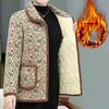 Winter Warm Mom Cotton-Padded Jacket Winter Loose Cotton Coat Women Jacket Autumn Mothers Velvet Thicken Outerwear