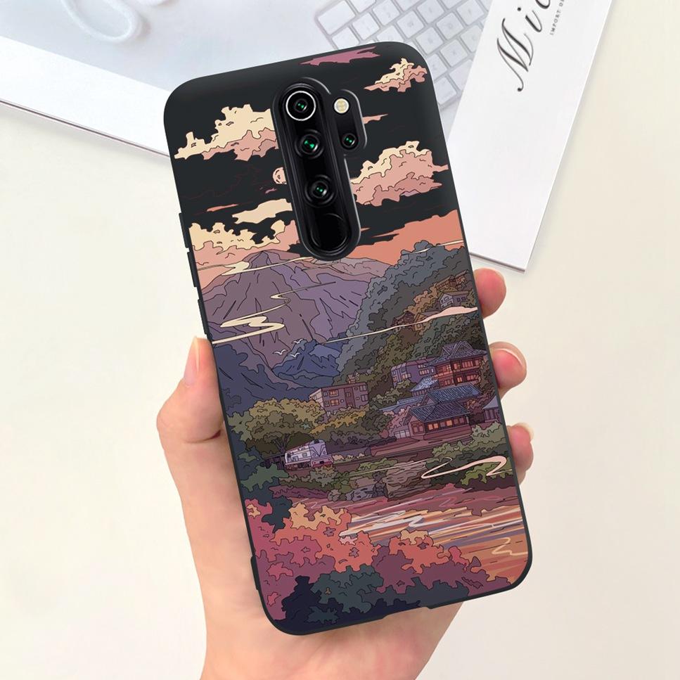 Для Xiaomi Redmi Note 8 Pro Чехол Модный Девушка Мягкий Силиконовый Задний Чехол Для Redmi Note 8Pro 8 pro Милый Мультяшный Чехол для Телефона Fundas