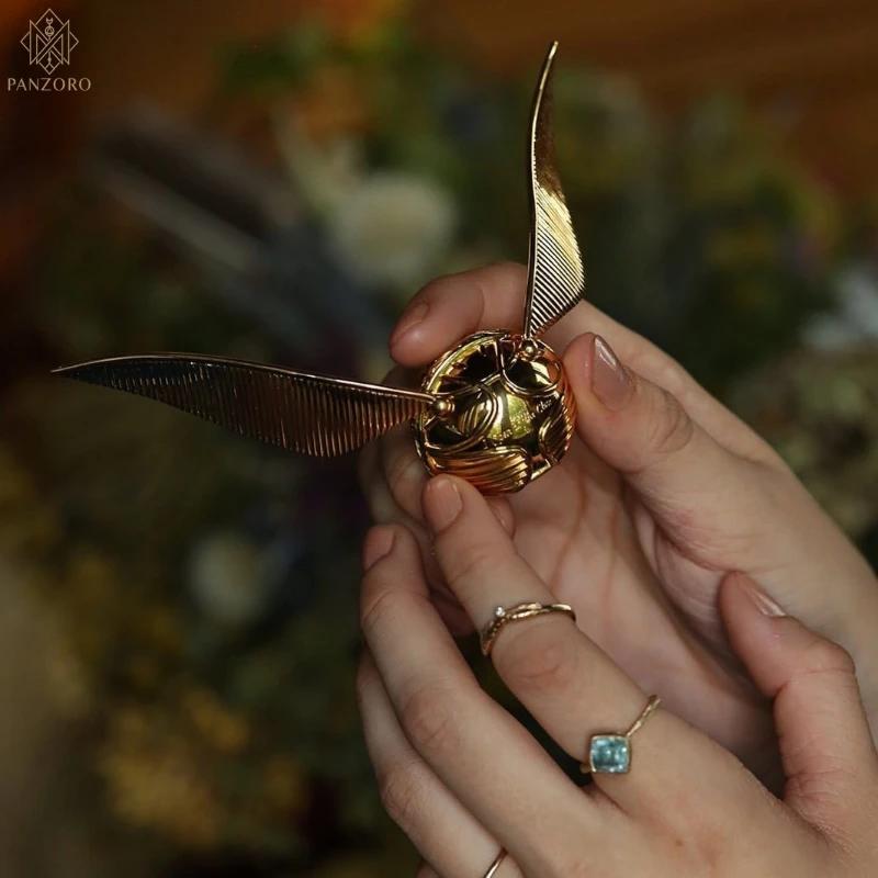 Golden Snitch Jewelry Box Organizer Ring Box Proposal Wedding Souvenirs Creative Jewelry Boxes Storage Girlfriend Birthday Gift