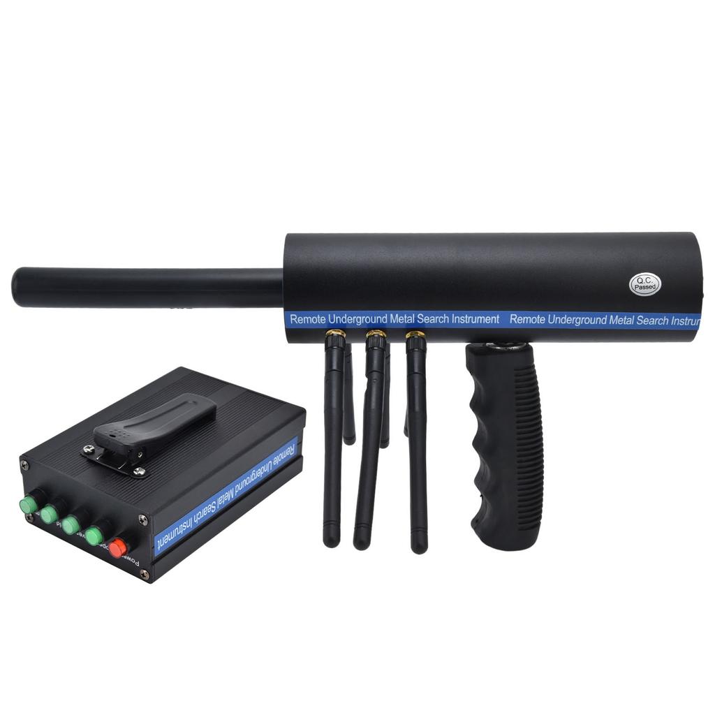 Металлоискатель AKS, ручной металлоискатель с 6 антеннами и дальностью действия 1000 метров, высокая точность, черный цвет