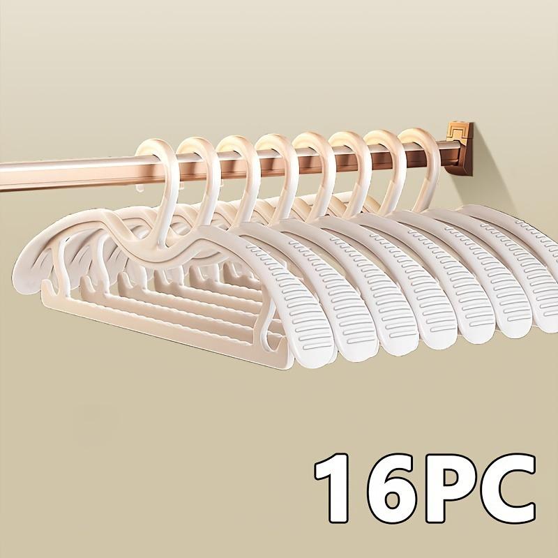 Пластиковые вешалки с широкими плечиками 5/15/25/35, с противоскользящими отметками, идеально подходят для хранения в семейных спальнях и экономии места для хранения
