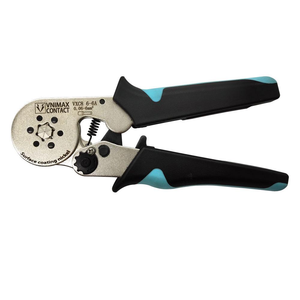 Hexagonal Mini Tube Crimping Pliers Set HSC8 6-6 - Multi-Function European Ratchet