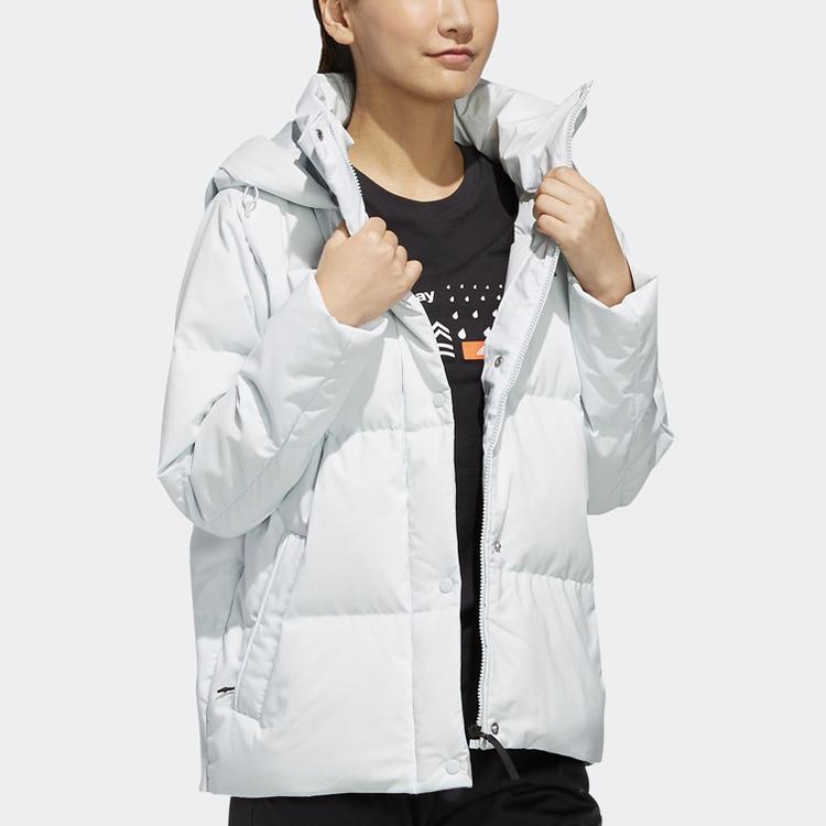 Women's Jacket Adidas Down Jacket Winter Women's Light Blue
