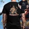 Новая игровая черная футболка с графическим принтом Myth Wukong, высококачественная футболка с изображением группы Wukong Game, мужская футболка с короткими рукавами