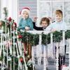 Silver Color Christmas Tree Metal Wire Tinsel Foil Fringe  Christmas Decoration Supplies
