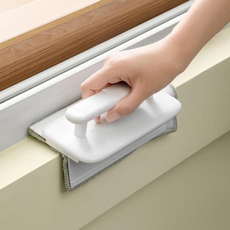Съемный очиститель оконных пазов, глубокий скребок для щелей, щетка для очистки подоконных направляющих, насадка-скребок, многоповерхностная угловая щетка, средство для очистки труднодоступных мест