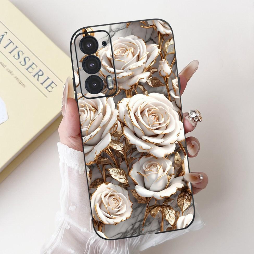 Для телефона Edge 20 20Pro 20Lite Чехол Для Motorola Edge 20 Pro Чехол Силиконовый Роскошный Модный Любовь Милый Кот Девушка Забавный Крутой Расписной