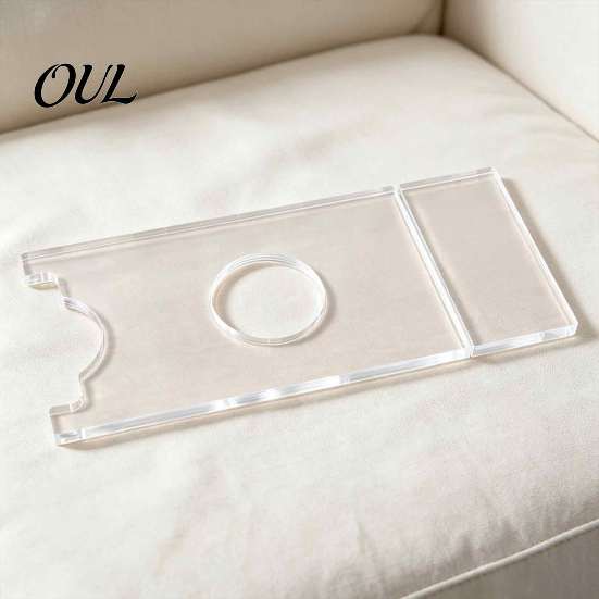 Bed Headboard Wall Spacer 1/2/4 Sets Clear Acrylic Furniture Spacer, Protect Walls & Keep Sofa Guard Space for Curtains, Outlets, Vents, Adjustable