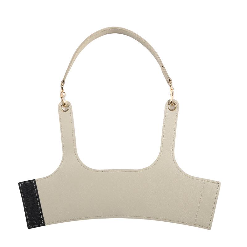 Портативный кожаный держатель для кофейной чашки, регулируемый ремень для переноски бутылки, модная сумка для стакана воды, чехол