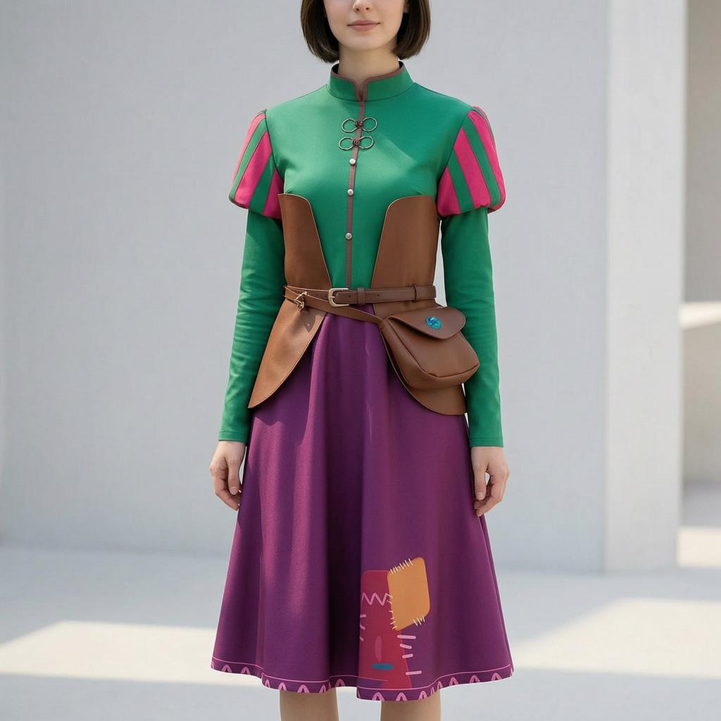 Three Wishes For Cosplay Costume Set With Polyester Fabric For Halloween And Stage Performances