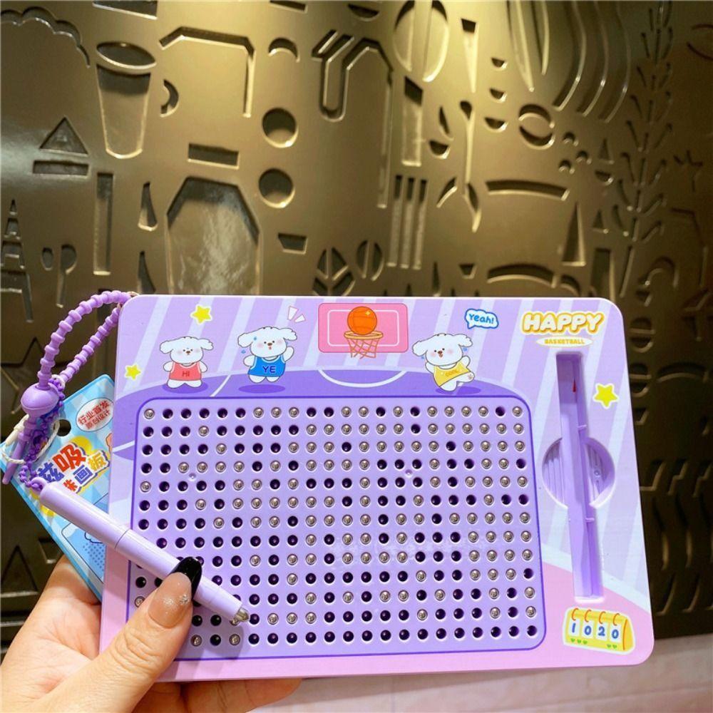 Cartoon Doodle Board Keychain Puzzle Writing Pad Bag Pendant Cute Backpack Key Chain Kids