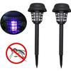 Mosquito Lamp - Solar LED Garden Lawn Waterproof - 2 Pcs - Dual Function